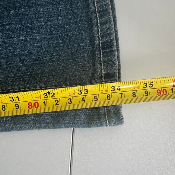 Vtg Y2K Deadstock Dollhouse Jeans Low Rise Boot Flare Boho Hippie Indie Size 9 - Picture 6 of 9